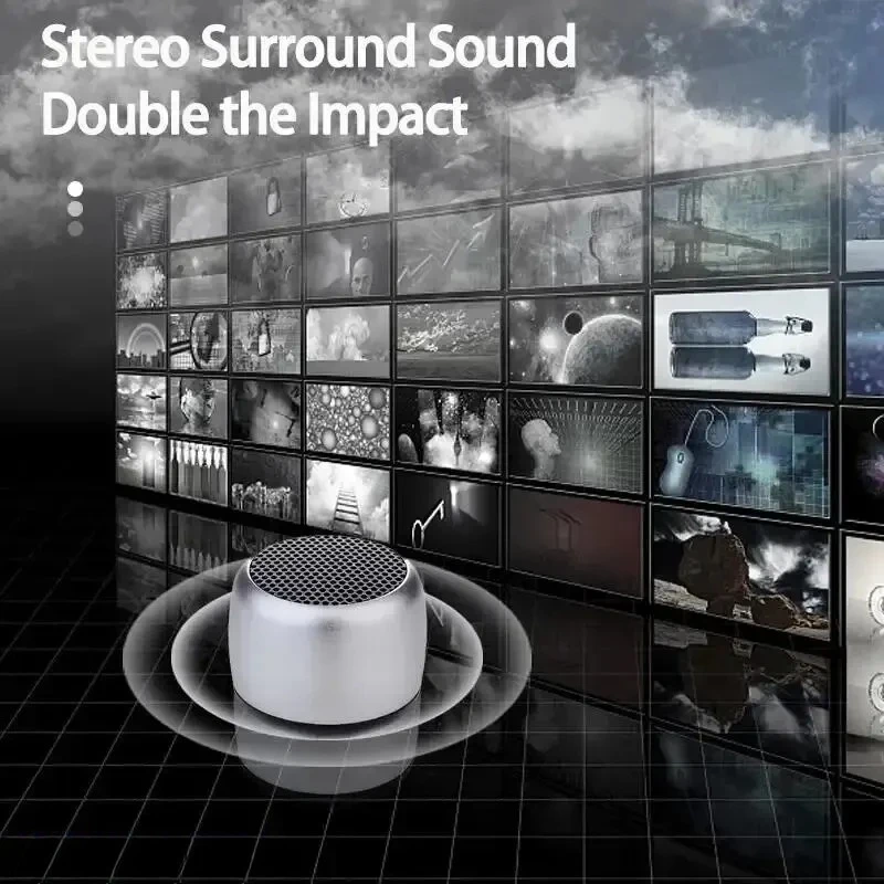 Bluetooth M1 Portable Speaker Music Stereo Surround Mini USB Outdoor Subwoofer Speaker Audio Player Speaker Microphone