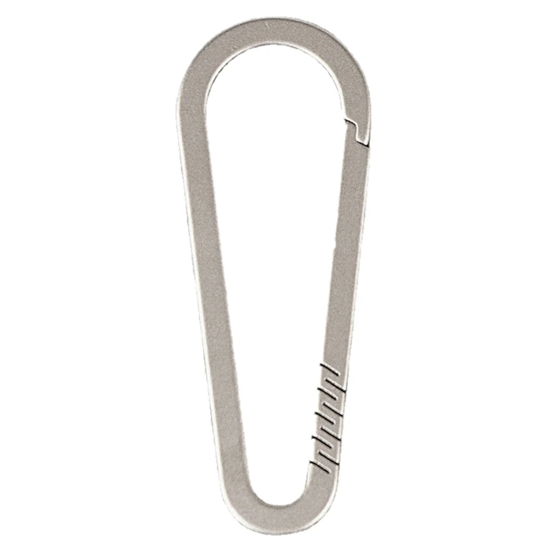 Alloy Carabiner Quick Release Buckle Spring Hook Keychain Clip