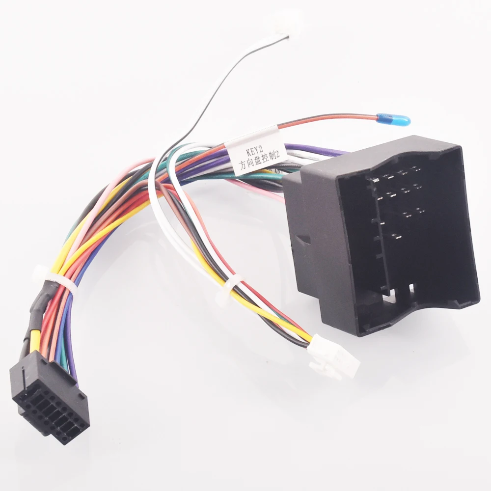 Car Radio Stereo Wiring Harness Cable Adapter Android 16pin For Ford Focus mk2 Mondeo mk4 C-max Fiesta Fusion