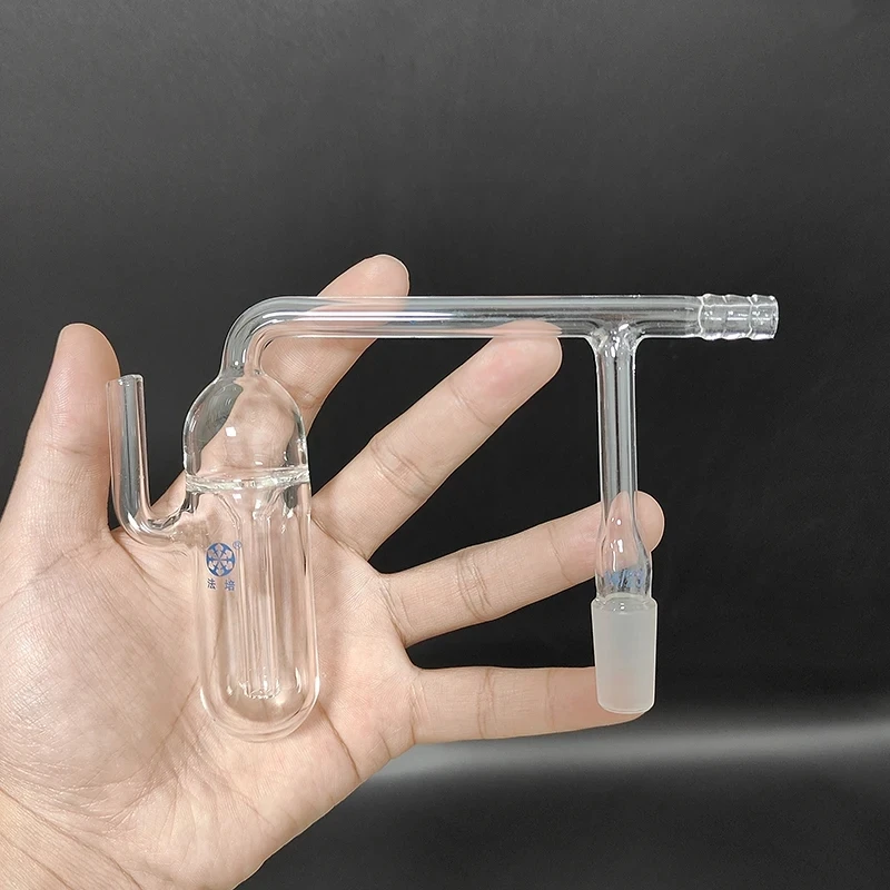 

FAPE Gas bubbler, Joint 14/23, Oil bubble vent, Bubbler, Horizontal w/ Standard Taper joint, Borosilicate glass