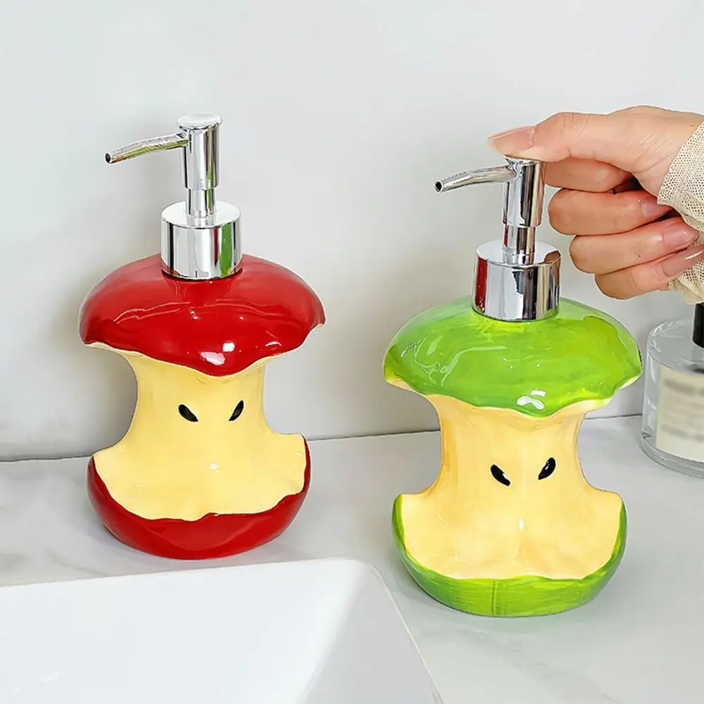 창의적인 손 세정제 액체 분리형 병 350ml 세라믹 병 세라믹 로션 병 빈 휴대용 손 소독제 용기