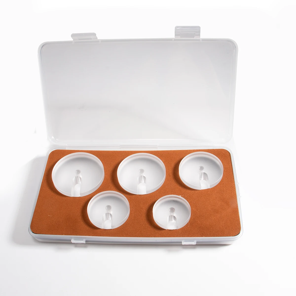 Assortment of 5 Watch Crystal Pressing Die Watch Repair Tool Watch Glass Mould Dies