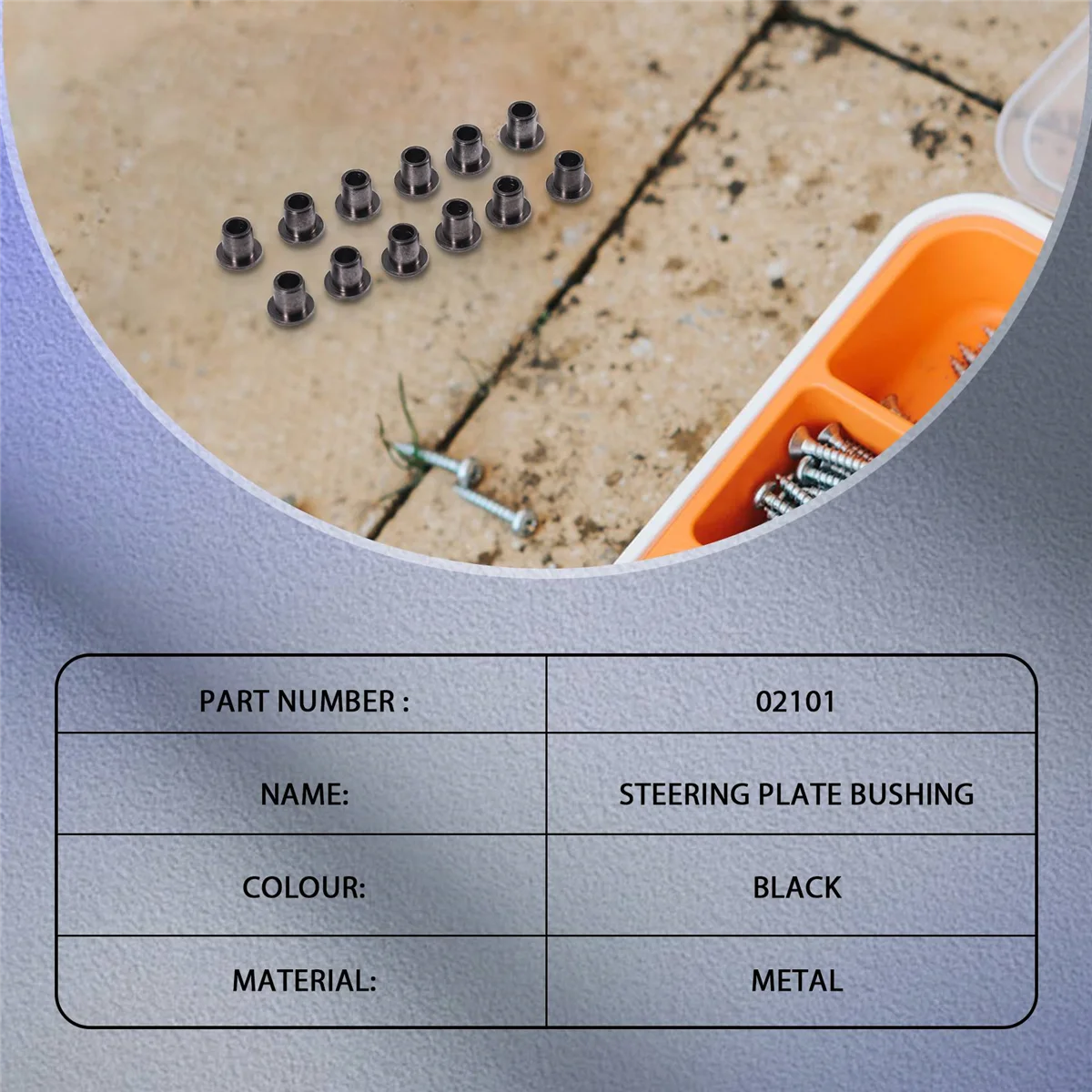 12 шт. 02101 поворотная втулка рулевого управления, втулки C-ступицы, запасные части, нитро радиоуправляемые автомобильные детали для 1/10 радиоуправляемой модели автомобиля