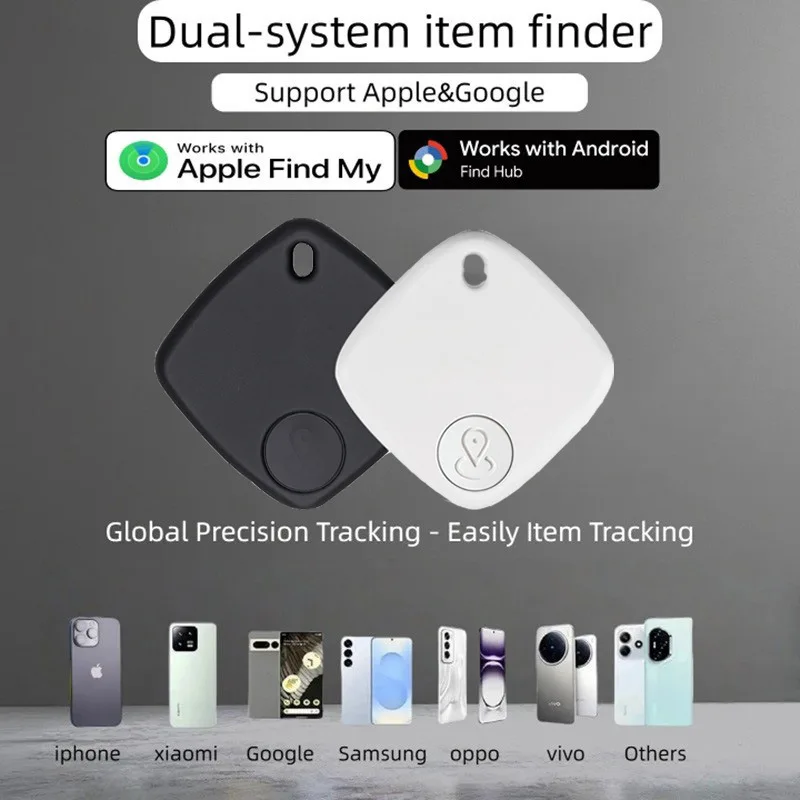 Location GPS Tracker via Google's Find Hub or iOS Findmy Remote Positioning Tag Finder Support Samsung Xiaomi ViVo Oppo Phone