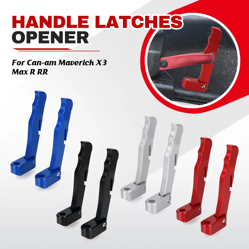 For Can-am Maverick X3 900 HO Max RR R X3R X3Max 2017-2024 2023 2022 2021 2020 2019 2018 Door Handle Latches Opener Handle Kit