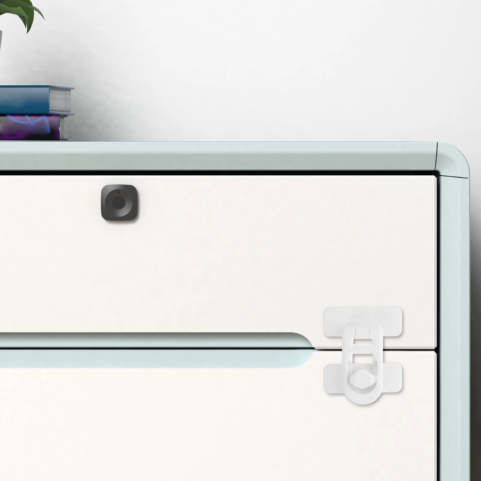 

4Pcs Safety Lock Proof Cabinet Refrigerator Oven Door Latch Protection Home Nursery Safety Cabinet Locks