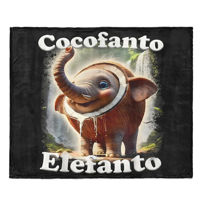 Gaslight Gatekeep Girlboss Cocofanto Elefanto Throw Blanket for Women Men Girls Boys Kids Pets Dogs Cats Couch Sofa