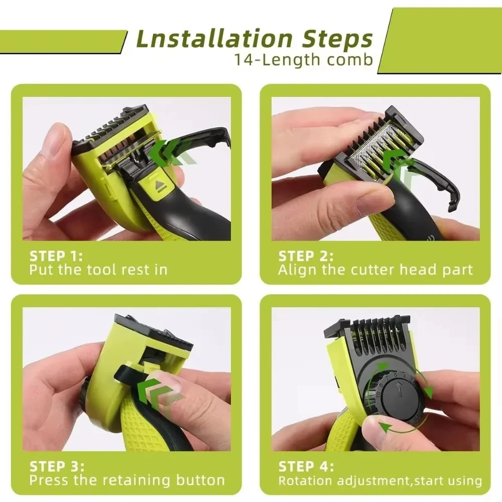 Gids Kambeschermers voor One Blade QP2520 QP2530 QP2620 QP2630 QP6510 QP6520 QP6531 Elektrische Baardtrimmer