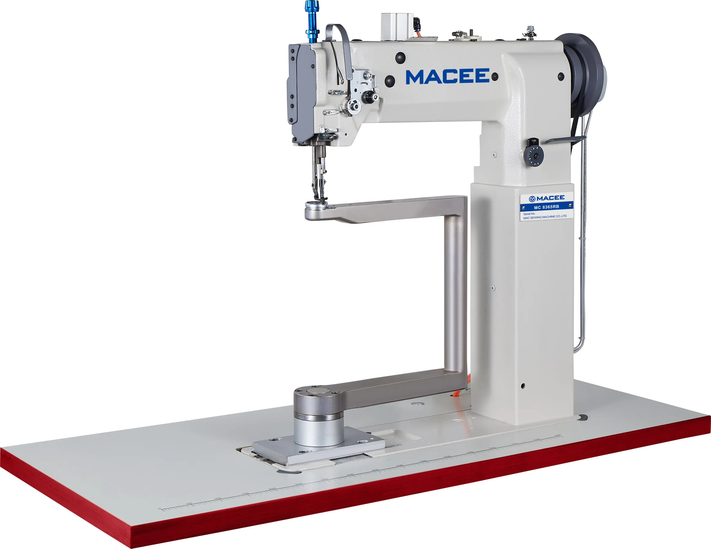 MC 8365RB Single Needle 360 Rotatable Bent Post Bed Sewing Machine