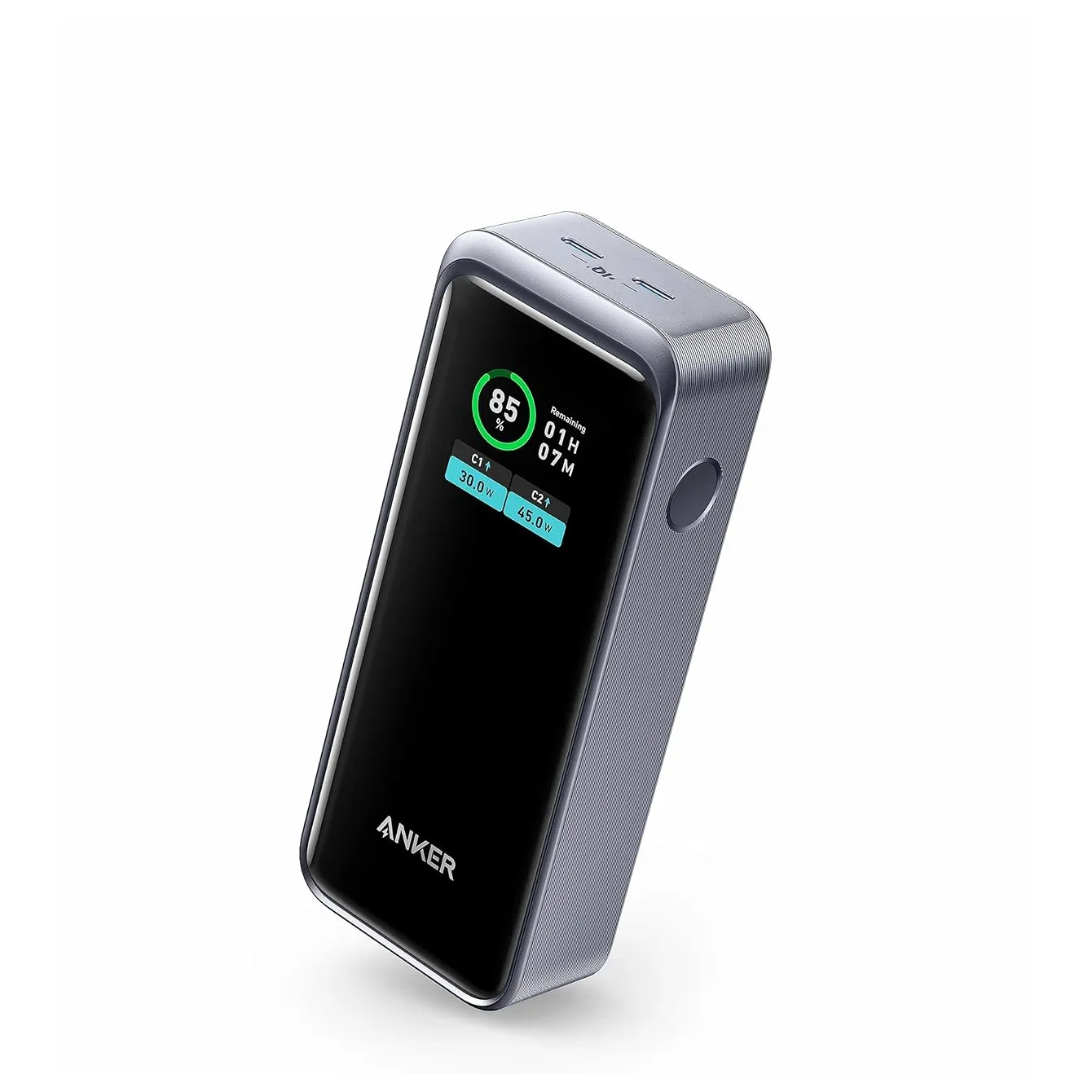 Anker Prime 12000mAh Power Bank 2-Port Portable Charger With 130W Output Smart Digital Display High-Speed Charging