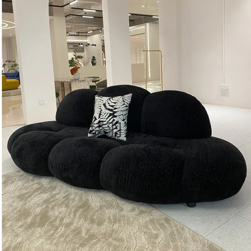 Modern Living Room Sofas Bed Luxury Italian Single Recliner Sofa Puff Lazy Elegant Economic Divani Da Soggiorno Home Furniture