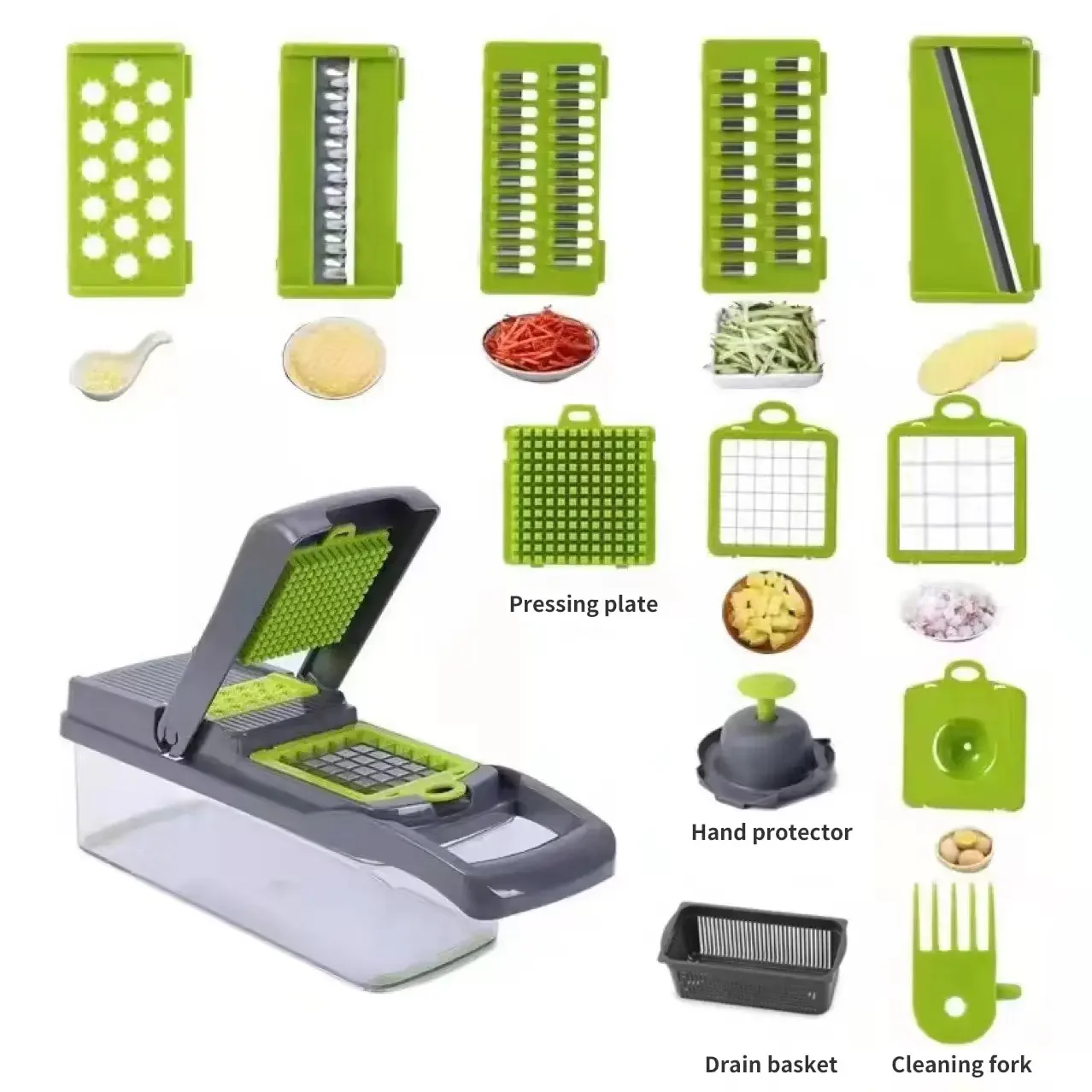 Green Black 12-in-1 Multifunctional Vegetable Slicer: Only .48! Green Black 12-in-1 Multifunctional Vegetable Slicer: Only .48!