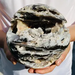 Beautiful Sphalerite Sphere Natural Crystal Geode Druzy Ball Healing