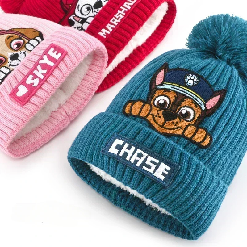 Paws Cartoon Patrols Hat Anime Figure Cosplay Skye Chase Marshall Children Cap Kawaii Birthday Gift Toy