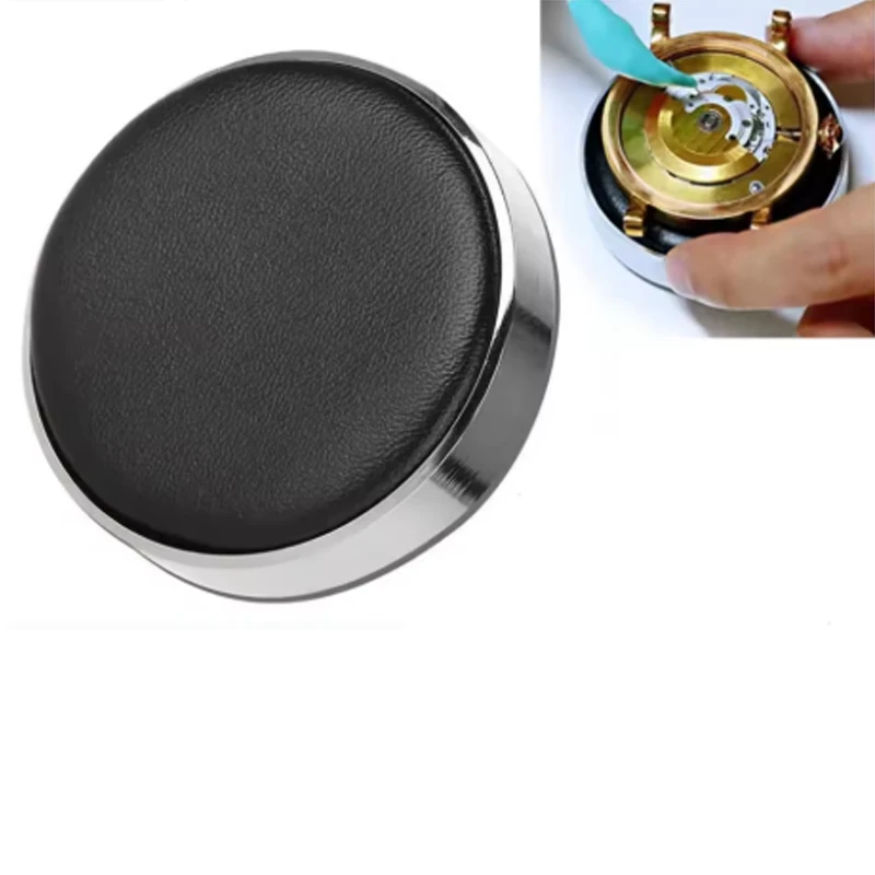 

5cm 7cm Watch Movement Casing Cushion Leather Protective Pad Holder for Watchmaker Watch Part Glass Repair Battery Change Tools