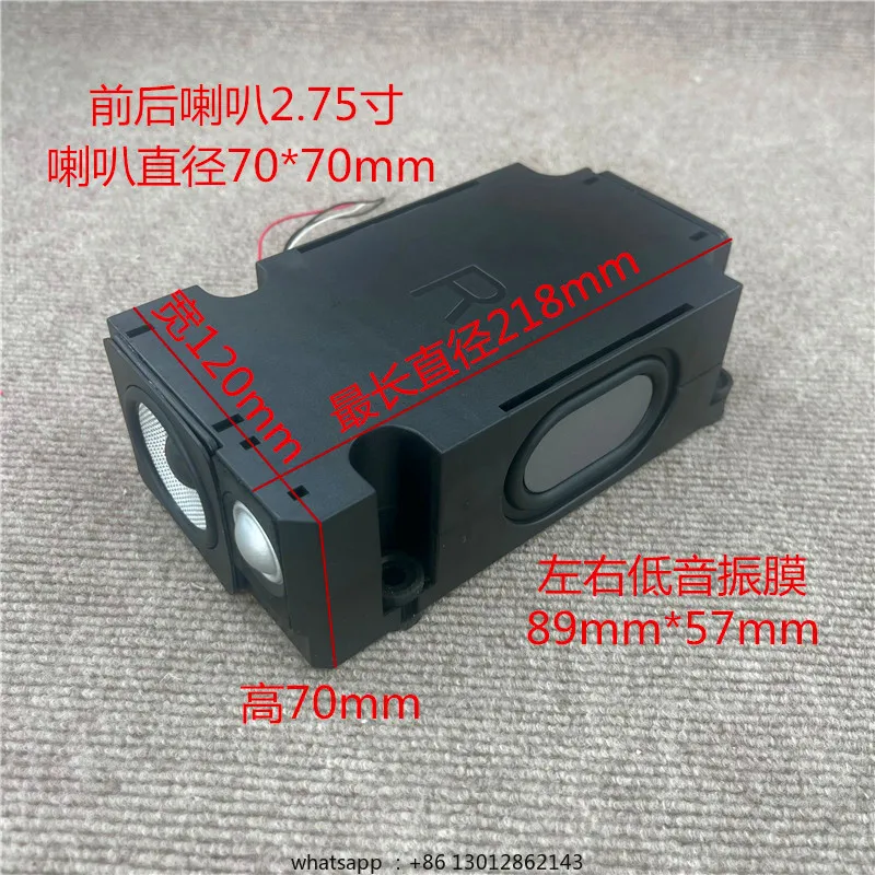 

High-end three-way passive speakers, double bass diaphragm, high, medium and low full audio, desktop computer DIY modification