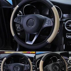 38cm Car Steering Wheel Cover Auto Steering Wheel Braid On The Steering Wheel Cover Universal Car Accessories