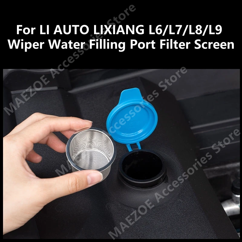 

For LI AUTO LIXIANG L6/L7/L8/L9 Wiper Water Filling Port Filter Screen,Intake Protective Cover Insect Proof Net Accessories