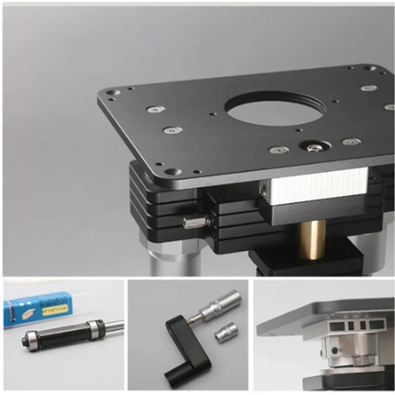 Lifting Flip Table for CNC 107 Cnc Engraving Machine Heavy Precision Milling Machine Set Annex Aluminum Alloy Woodworking Trimmi