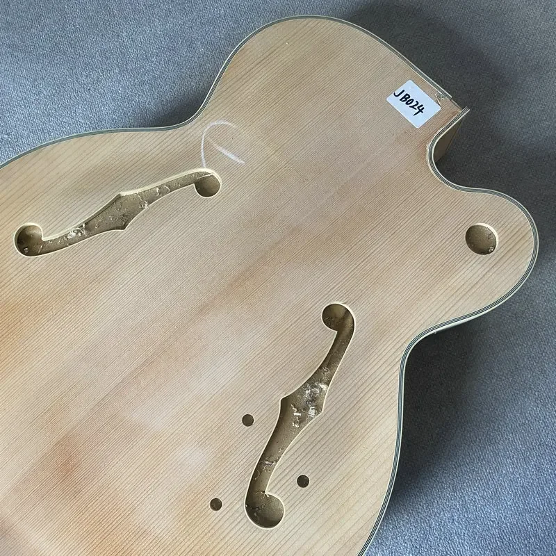 jB024 Unfinished Jazz Electric Cutaway Guitar Body Hollow Body Double F-hole Original&Genuine EPI DIY &Replace Part - view 5