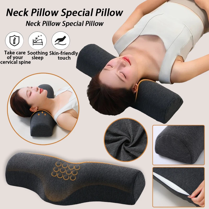 

Подушка для шеи, специальная подушка для сна, защита от лука и шеи, одна подушка для сна, защита шеи, массаж