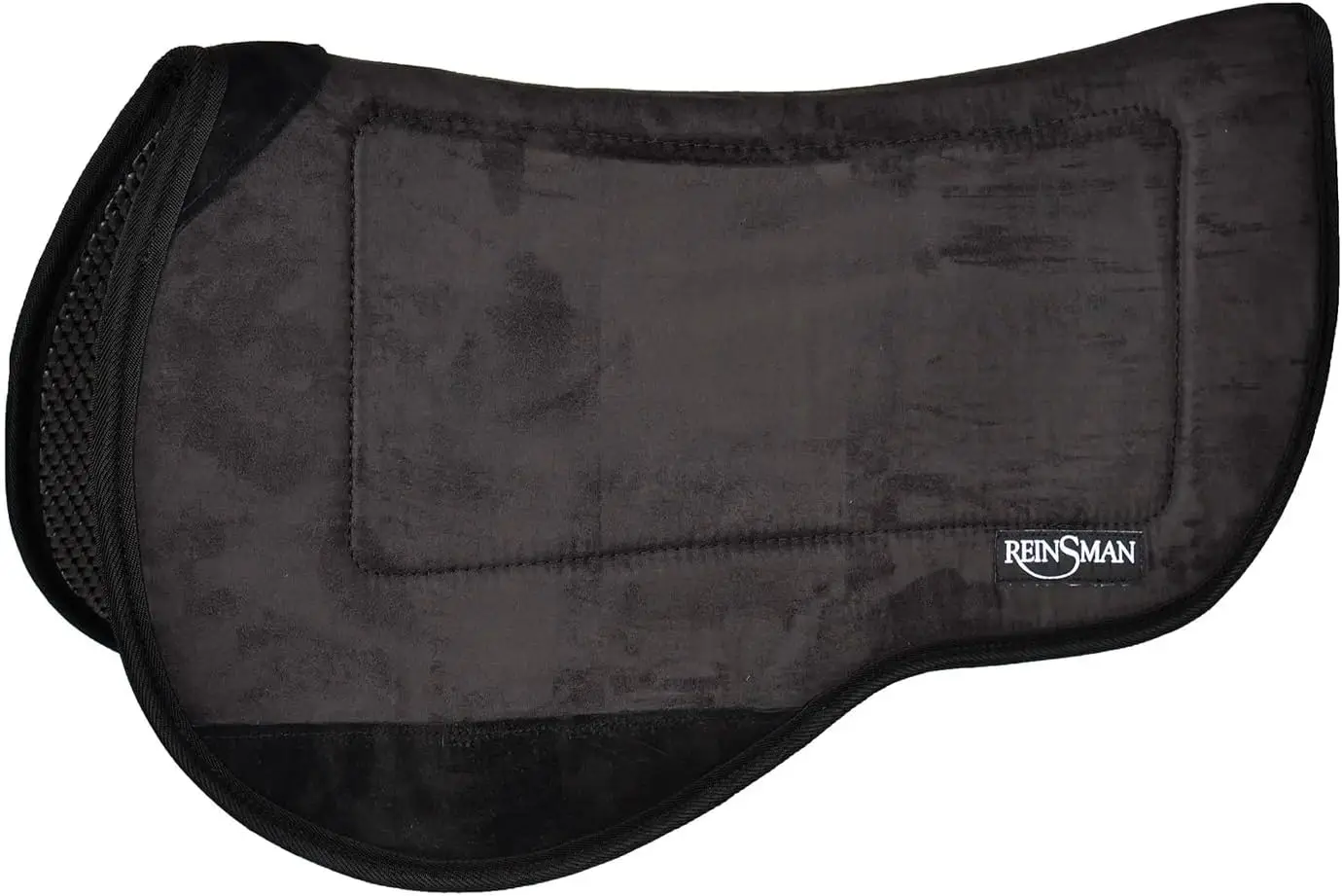 Reinsman Contoured Trail Pad with Breathable Non-Slip Tacky Too Bottom - Comfortable Durable Shock-Absorbing Stain & UV Resistan