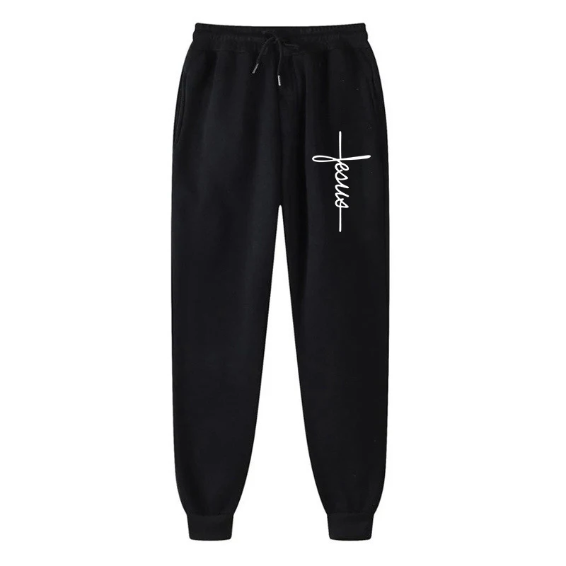 New Printed Autumn Winter Men/Women Sweatpants Running Pants Joggers Sport Casual Trousers Fitness Gym Clothing Breathable