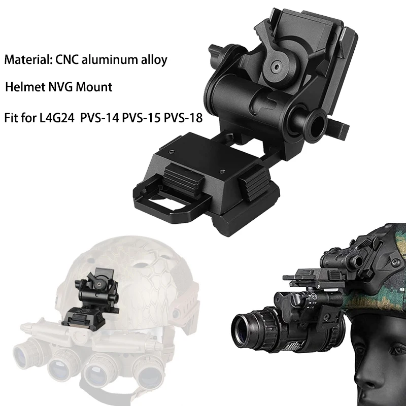 

Night Vision Goggles NVG Binoculars And Monocular Universal Helmet Mount CNC Aluminum Alloy Fit for PVS-14 PVS-15 PVS-18 GPNVG18