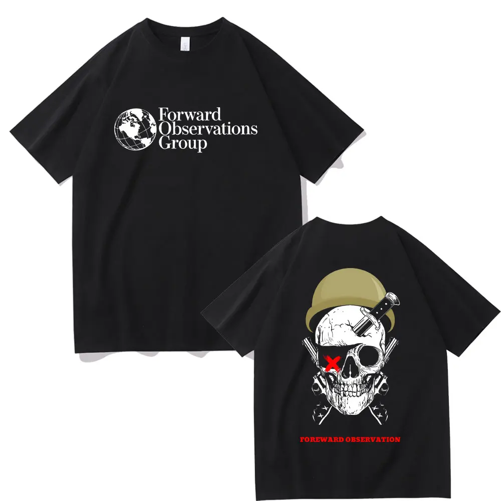 

Hor Sale Forward Observations Group T-shirt Skeleton Graphic Print T Shirts Men Oversized Tshirt Male Vintage Trend Streetwear
