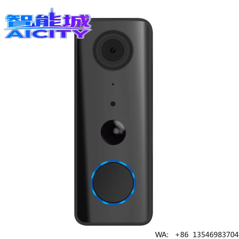

2025 Infrared Night 1080P Tuya Smart Video Doorbell PIR Detection IP65 Waterproof View Field 135 Degree Two Way Talk Doorphone