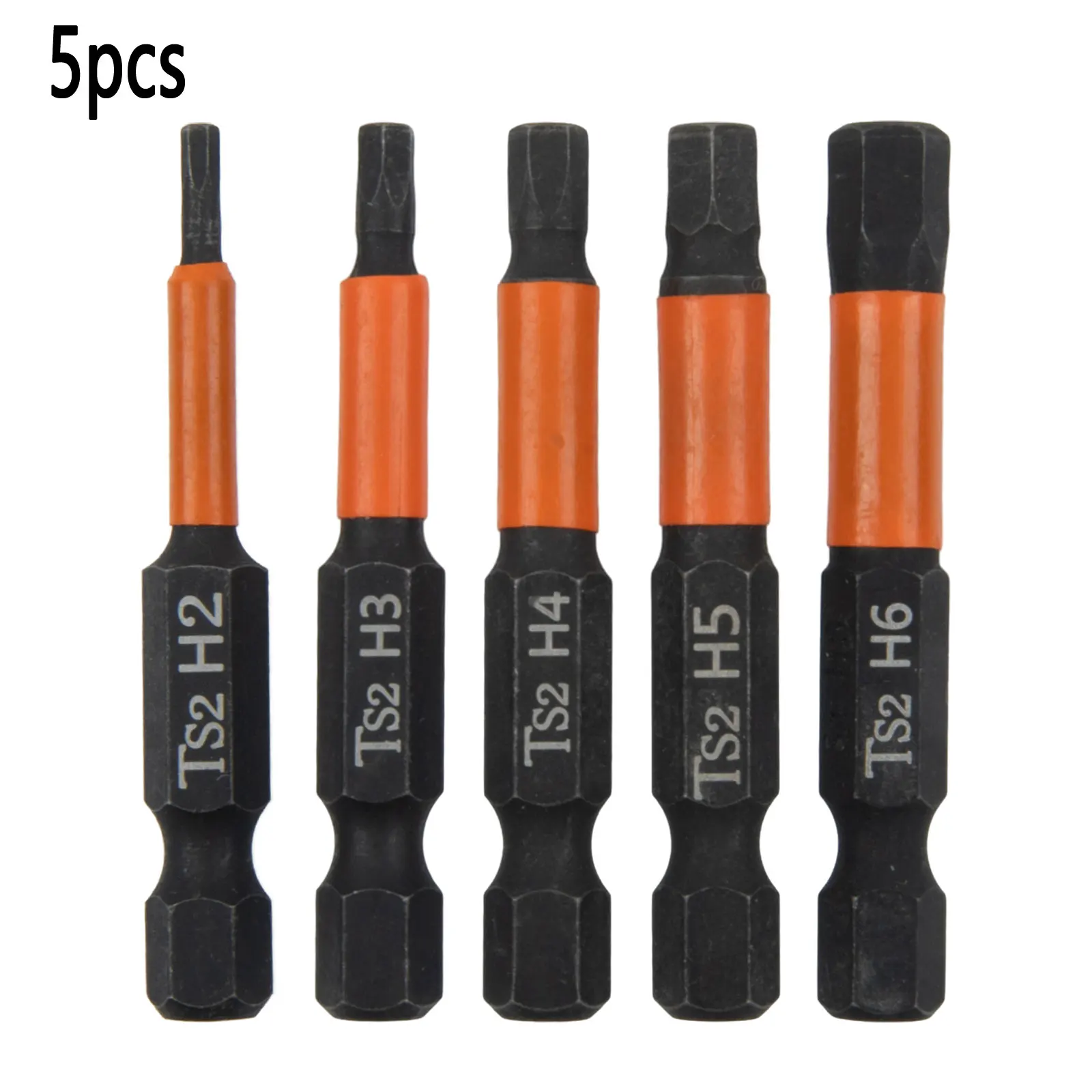 

5*Hexagon Screwdriver Bit H-2/H3/H4/H5/H6 50mm 1/4'' Hex Shank Quick Change For Electric Impact Driver Power Drill Tool Parts