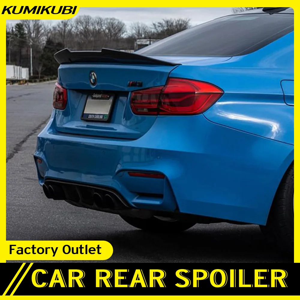 

Автомобильный задний спойлер для багажника BMW 3 серии F30 F35 F80 M3 2012-2018 PSM стиль ABS задний спойлер для багажника украшение для багажника