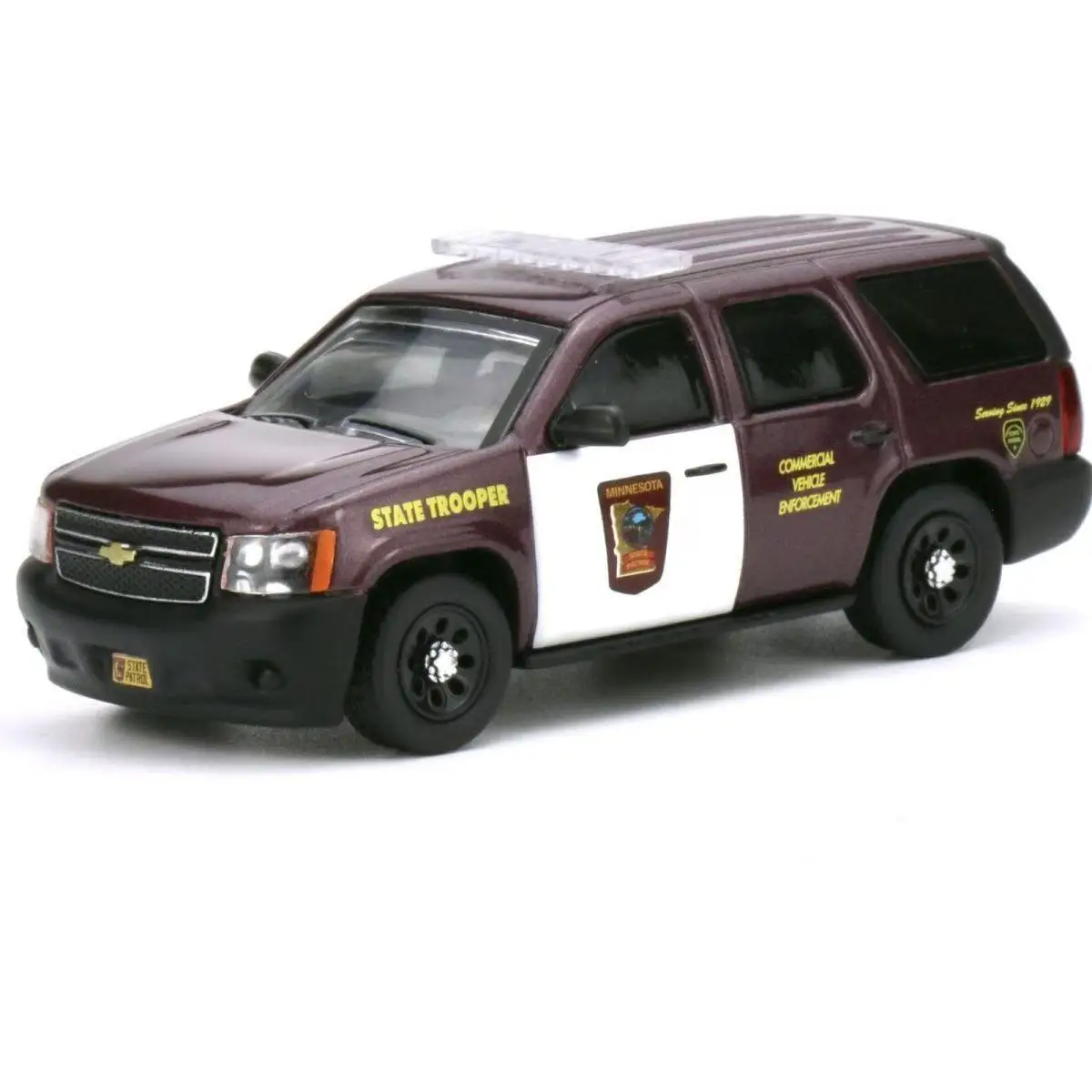 596 Model 1/64 Chevrolet Tower River Minnesota State Trooper painted alloy police car model