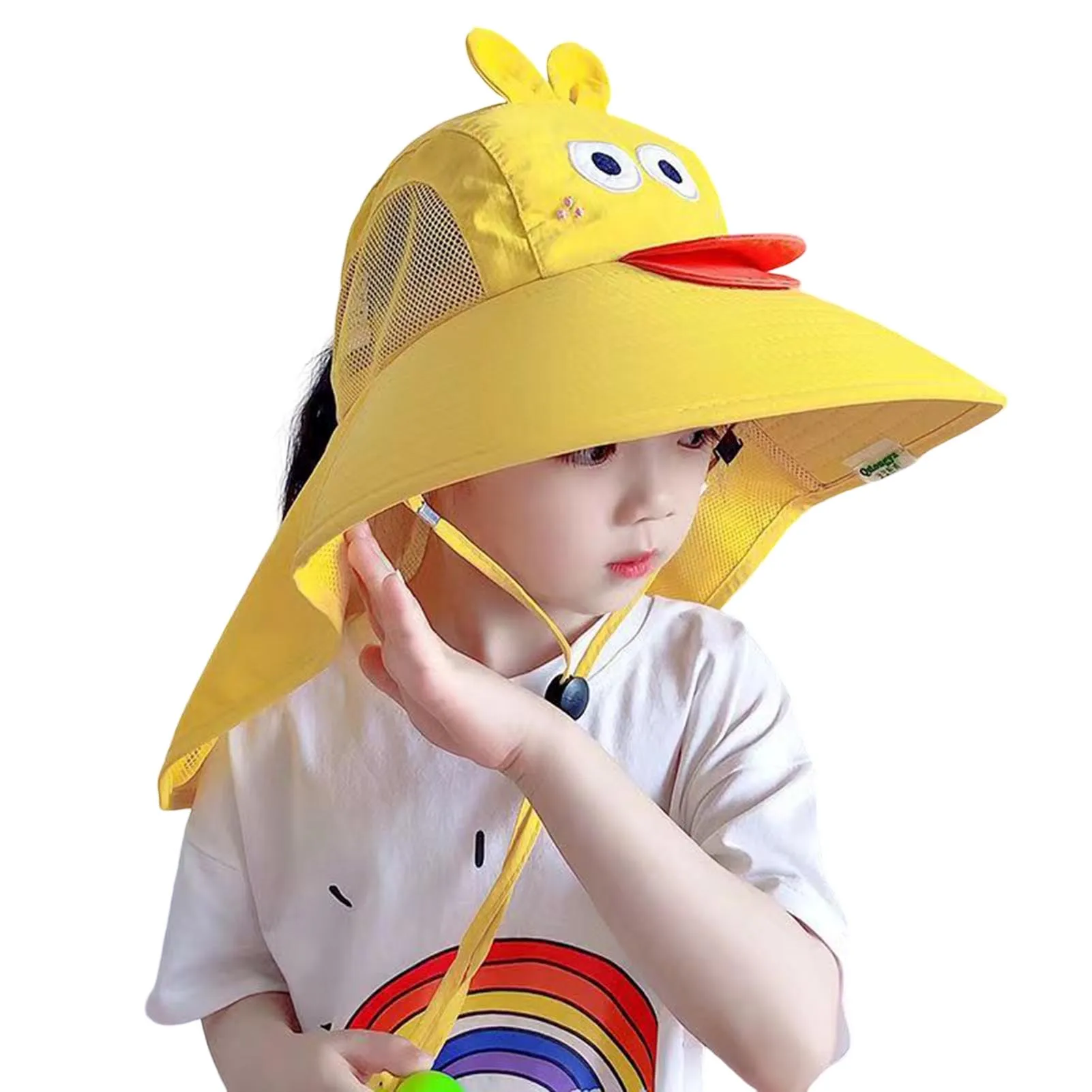 

Toddler Kid's Sun Hats Breathable Sun Hat with Neck Flap Sunhat for Holiday Travel Vacation