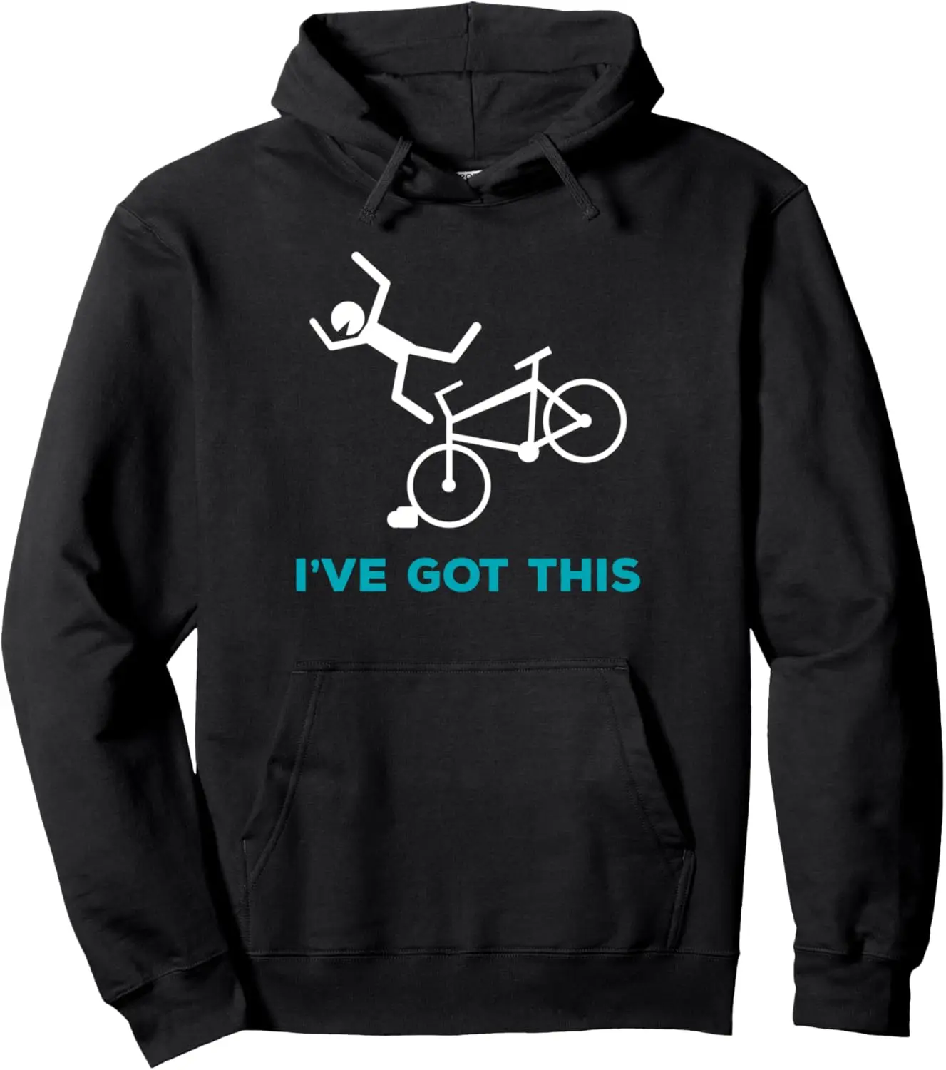 I Got This Funny Clumsy Mountain Bike Bicycle Accident Pullover Hoodie Women Mens Sweatshirt Print on Demand Hoodies Funny Tops