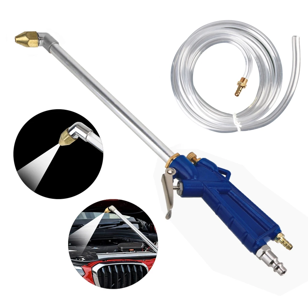 High Press Car Engine Oil Cleaner Tool with 100cm Hose 40cm Engine Water Gun Pneumatic Cleaning Tool
