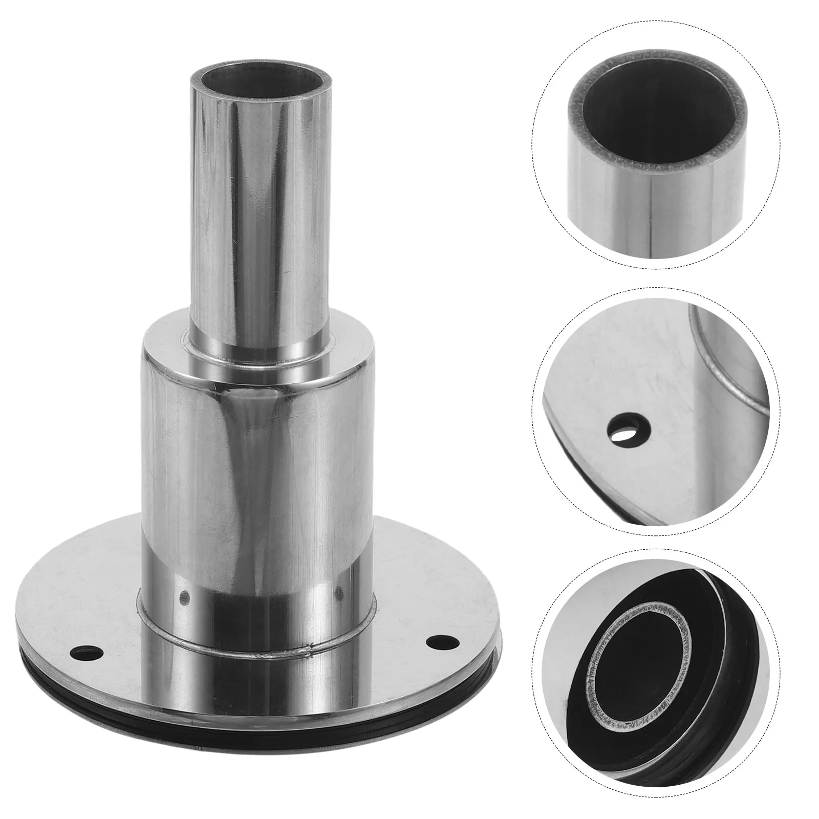 24Mm Stainless Steel Marine Exhaust Fitting Thru Hull Skin for Diesel Parking Heater Boat Heater Exhaust Outlet Mushroom Vent