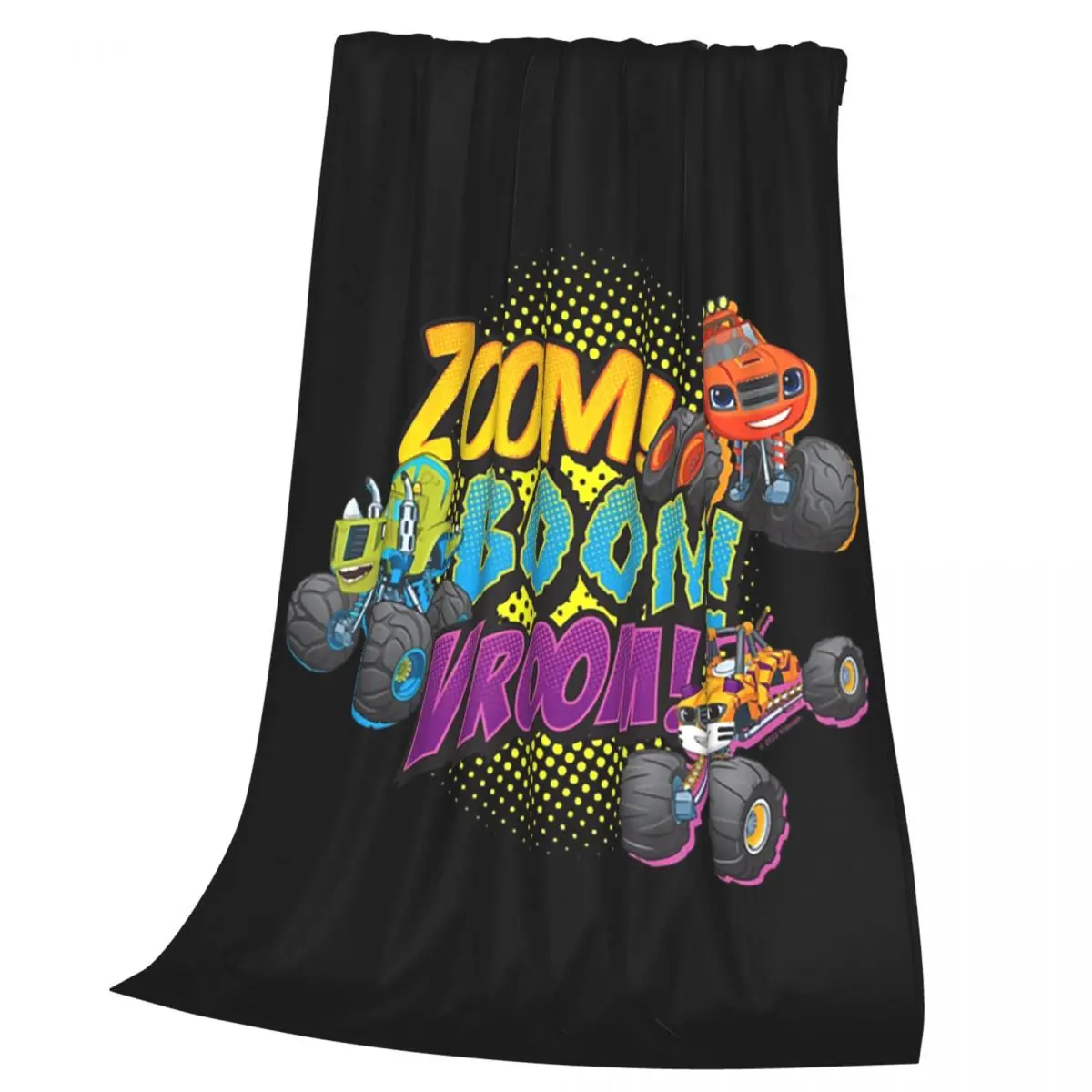 Blaze And The Monster Machines Blanket Soft Warm Flannel Throw Blanket Bedspread for Bed Living room Picnic Travel Home Sofa
