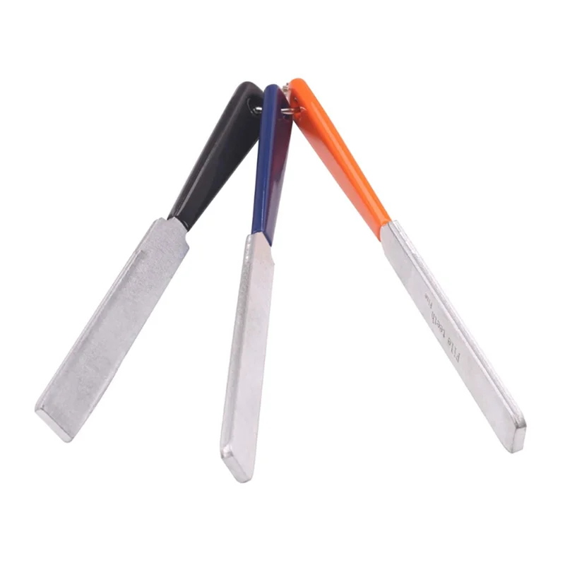 3 Piece Double-Edged Nut Slotted File Set Fret And Crown File Luthier's Tool Guitar Tool Set-AT20
