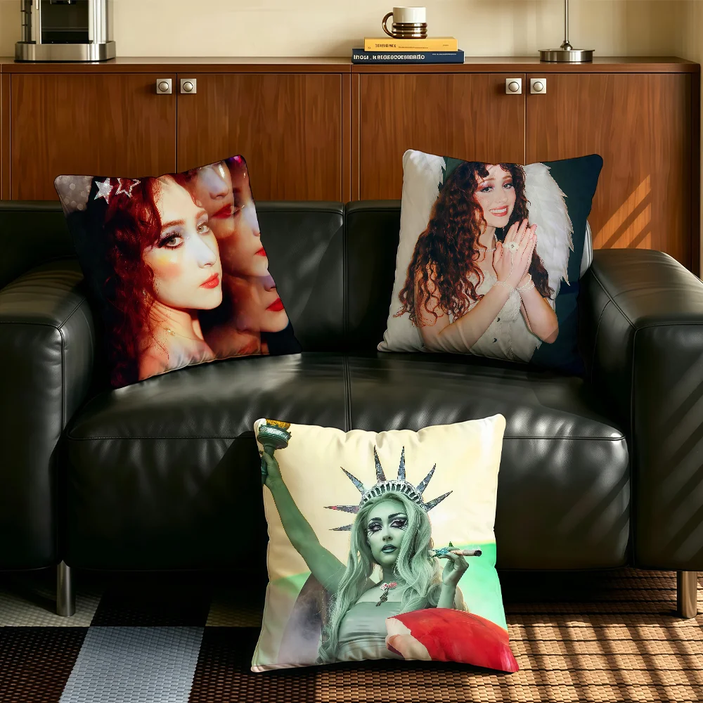 Singer C-Chappell R-Roan cushion cover Comfortable Decorative For Bedroom Living room Dormitory Picnic and Holiday Decoration