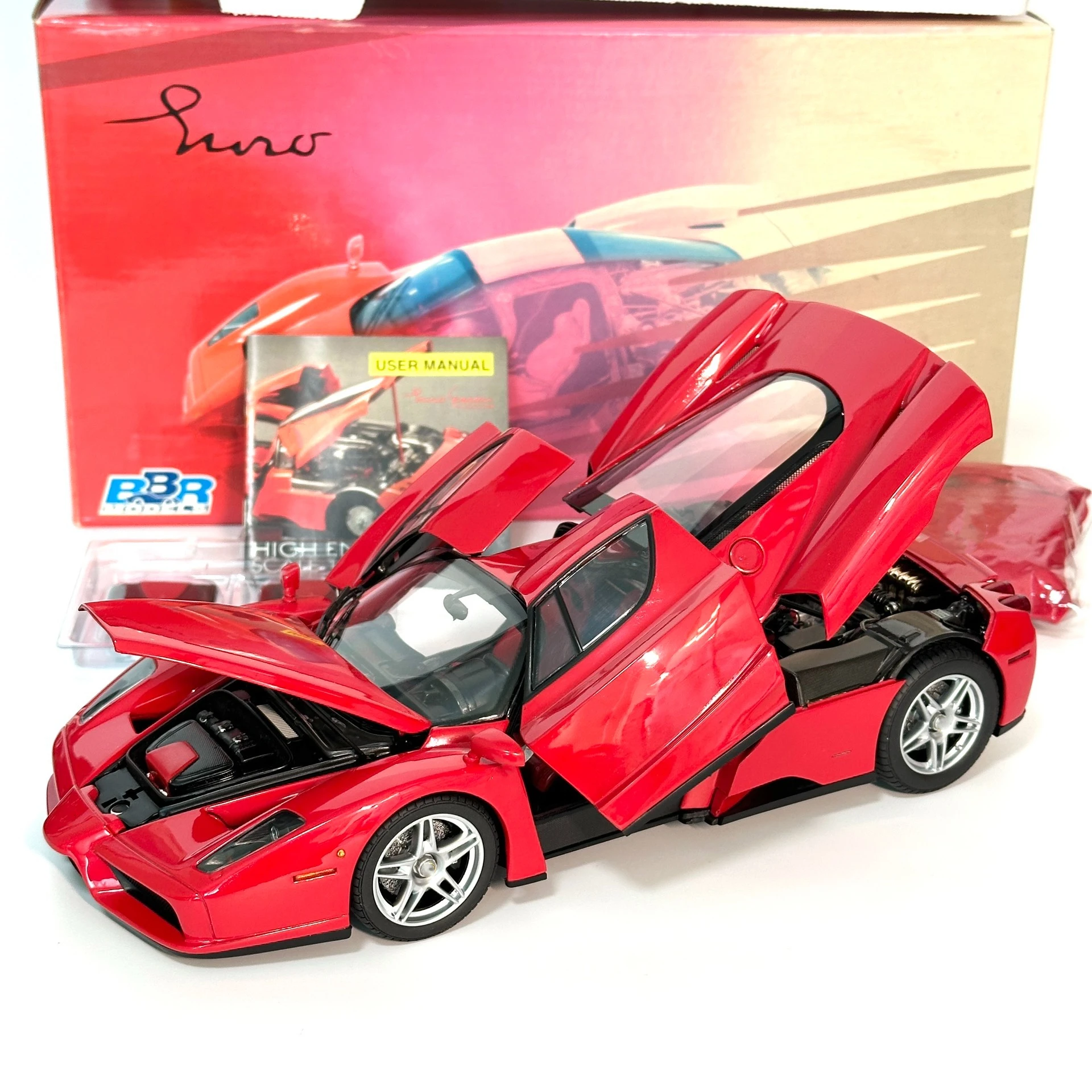 BBR 1:18 Enzo F60 First Edition Simulation Limited Edition All Open Alloy Metal Static Car Model Toy Gift