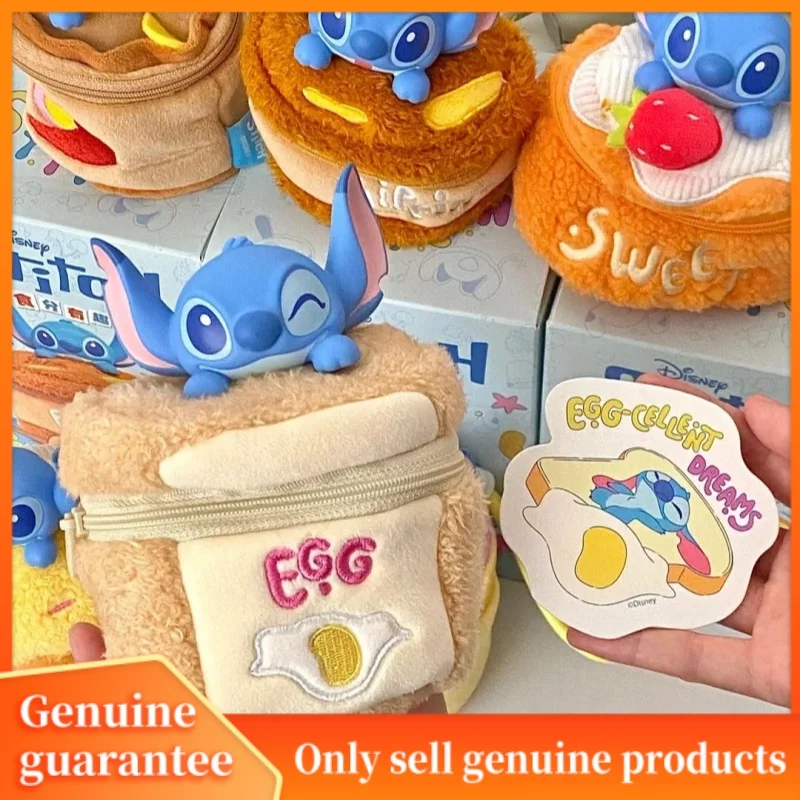 

New Original Disney Stitch Stitch Food Fun Handbag Series Mystery Box Doll Stitch Cute Pendant Friend Kid Birthday Student Gifts