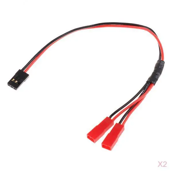 RC Connector Adapter 23cm Y Splitter Cable Silicone Wire RC Helicopter Line Battery Accessories for Mini Quadcopter