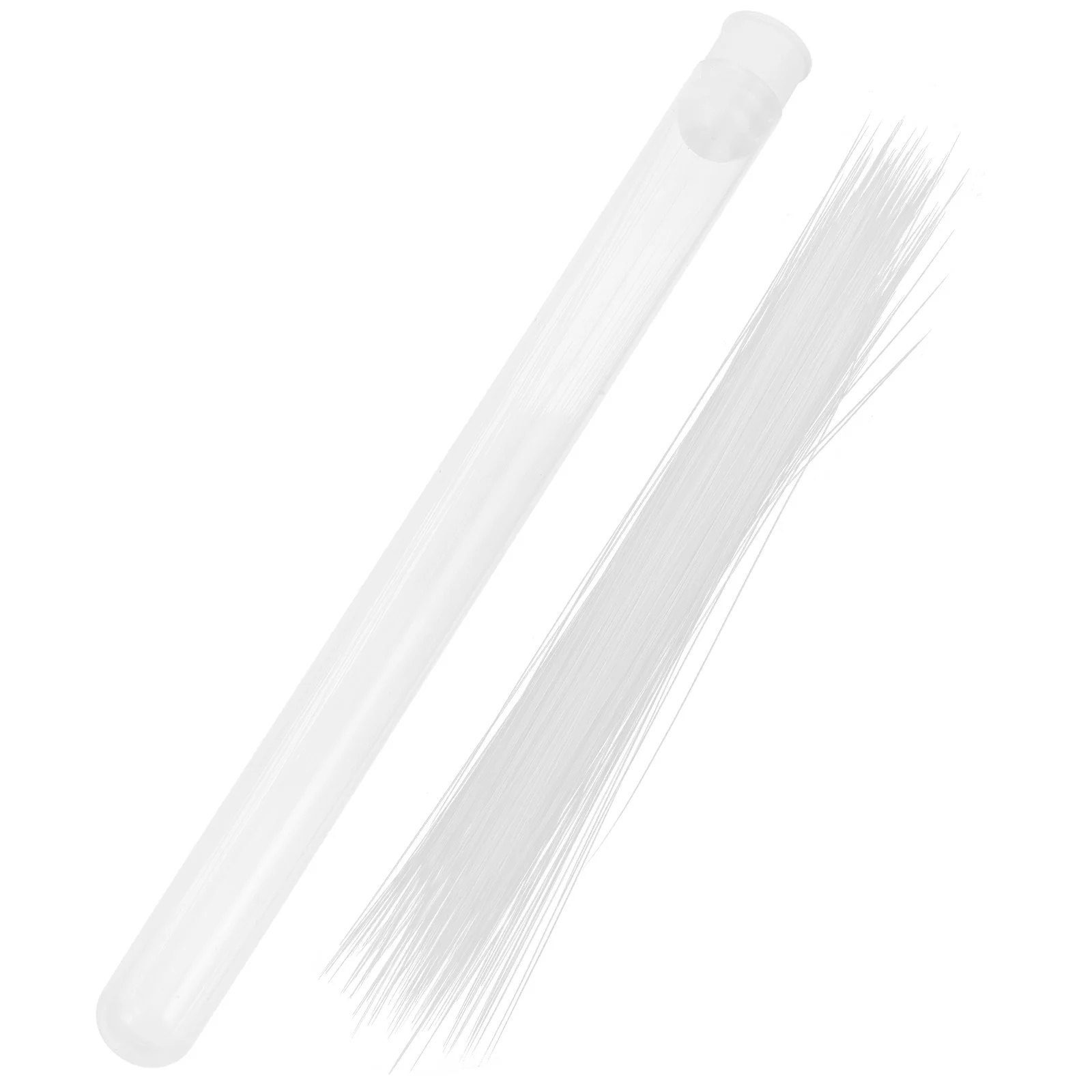 Simulated Cat Whiskers Collection White Face Animal Needle Felting Crafting Materials Plastic Fake Whiskers Lifelike Appearance