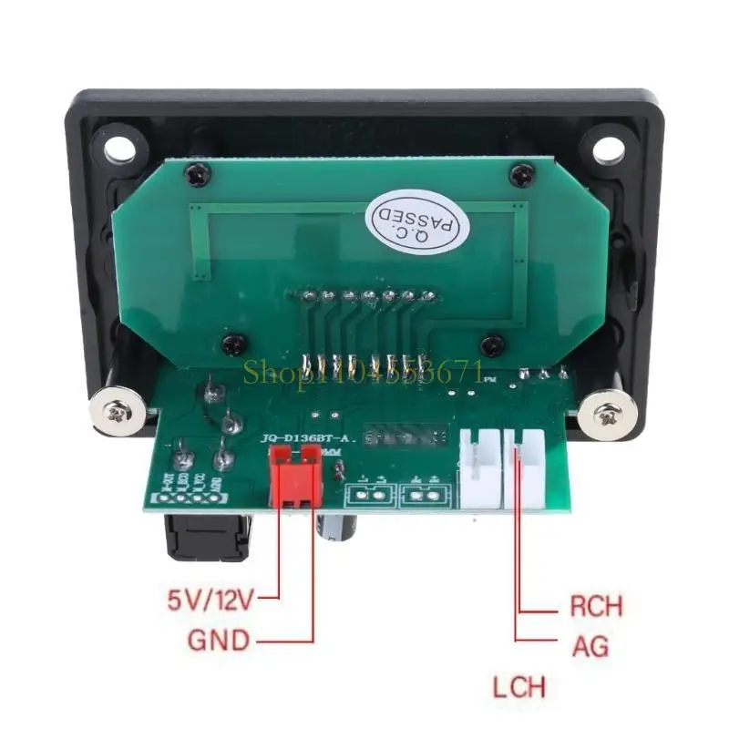 Best seller 5V/12V Bluetooth-Bluetooth-Compatible 5.0 Receiver Modulo Mp3 Decodifica del lettore con FM Functio per suono