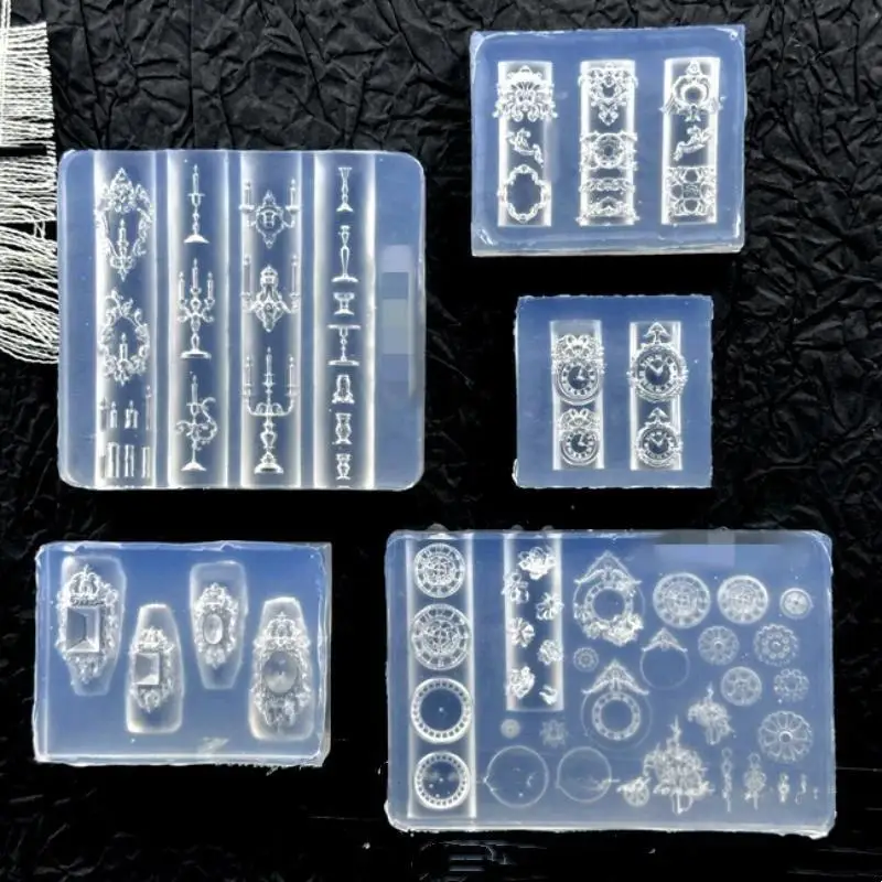 3D Barock-Engel Nagelform Silikon Nagelkunst-Charms DIY-Werkzeug Vorlagen Stempelplatten Maniküre Einfache DIY-Form für Heimwerker – Detail 23