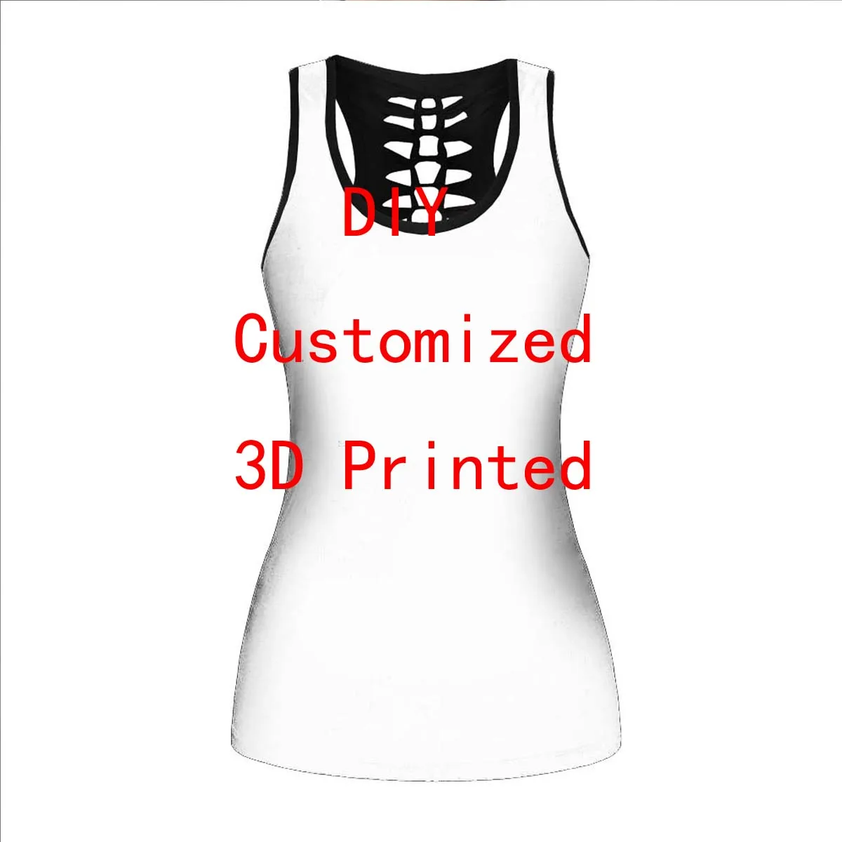 DropShipping VIP Link Tops DIY 3D All Over Printed Tank Top Combo Outfit Yoga Fitness Soft Vest Summer Women For Girl