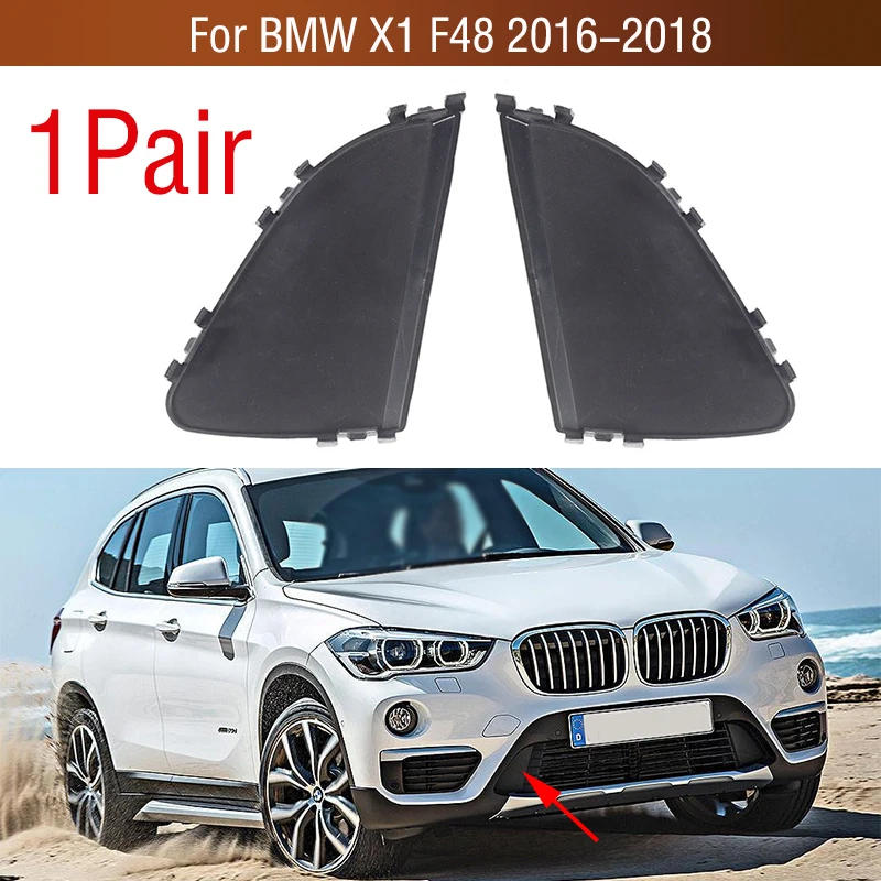 1Pair Front Bumper Lower Grille Corner Cover Lid For BMW X1 F48