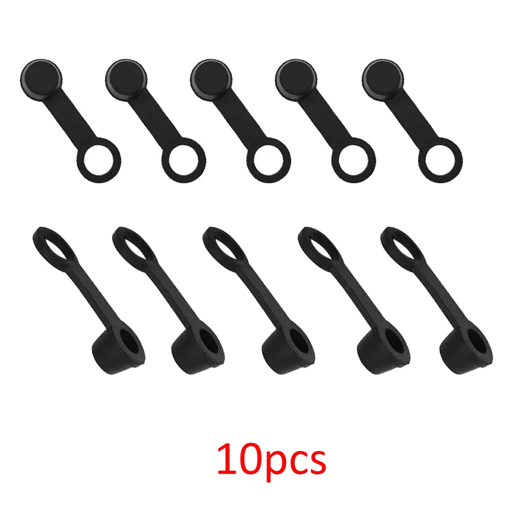 10pcs Universal Caliper Brake Pump Dust Cap Disc Brake Lower Pump Dust Cap Oil Drain Screw Cap Dust Cover Motorcycle Car M8