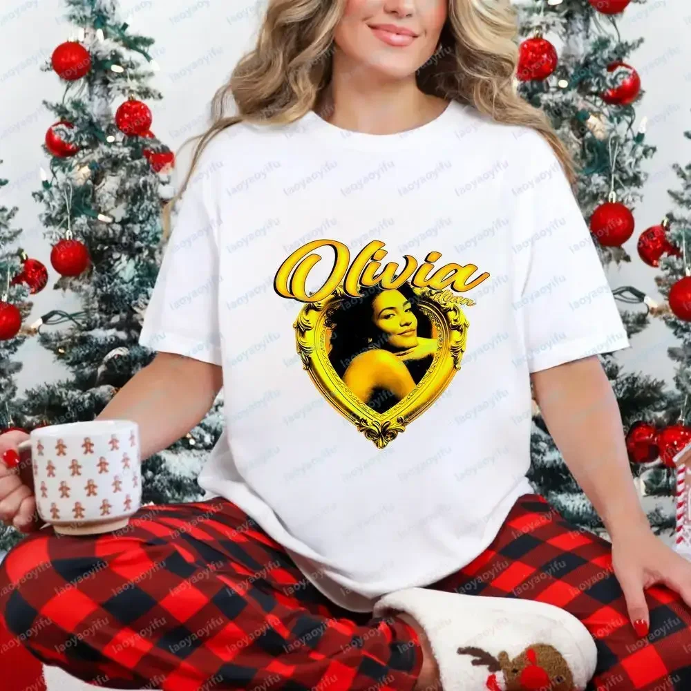 Olivia Dean Casual Fashion Fun Crazy Neutral Classic Cotton Short-Sleeved T-Shirt for Both Men and Women